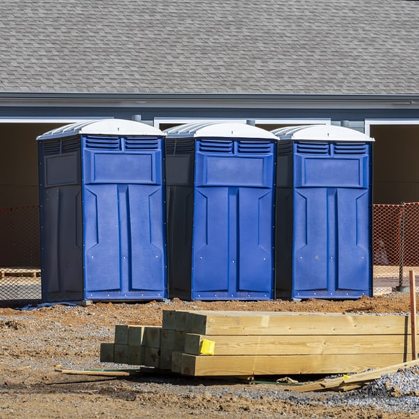 are there any restrictions on where i can place the porta potties during my rental period in Arlington Heights